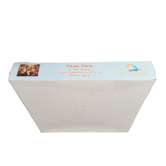 SunsOut PIRATE PARTY #19374 500 Pieces Jigsaw Puzzle By Andy Thomas 18"x24' - Picture 5 of 7